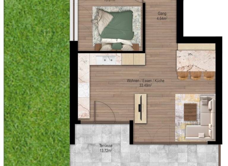 Wohnung zum Kauf provisionsfrei 479.000 € 3 Zimmer 64,7 m² EG Lange Äcker 10 Dornbirn 6850