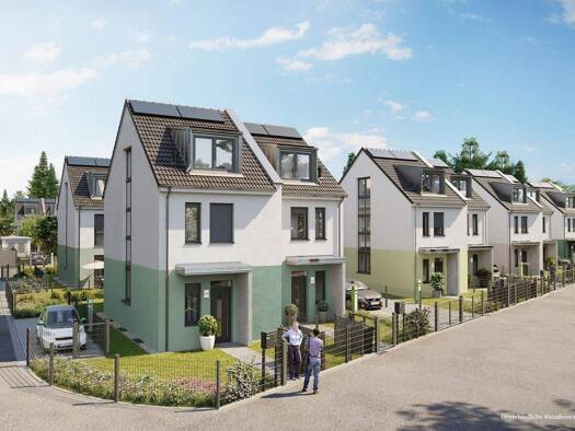 Doppelhaushälfte zum Kauf - Erstbezug provisionsfrei 469.000 € 4 Zimmer 125 m² 209,3 m² Grundstück frei ab 01.04.2026 Gottesbrücker Weg 12 Hohenbinde Erkner 15537