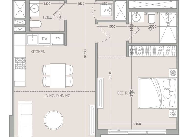 Wohnung zum Kauf provisionsfrei 482.370 € 2 Zimmer 71,5 m² Dubai 00000