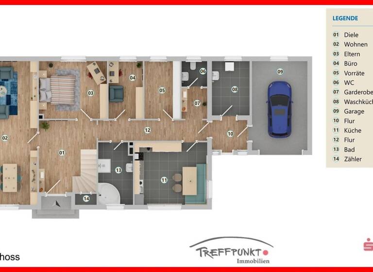 Einfamilienhaus zum Kauf 549.000 € 6 Zimmer 192 m² 5.700 m² Grundstück Larrelt Emden 26723