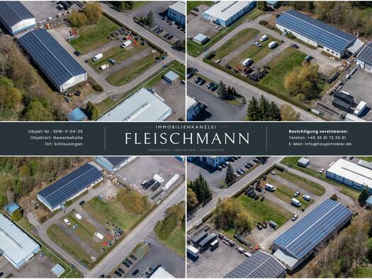Lagerhalle zum Kauf provisionsfrei 425.000 € 639,5 m² Lagerfläche Schleusingen Schleusingen 98553