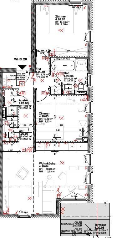 Wohnung zur Miete 1.050 € 3 Zimmer 83,5 m²<br/>Wohnfläche EG<br/>Geschoss ab sofort<br/>Verfügbarkeit Elmshorner Straße 87 Wahlbezirk 007 Pinneberg 25421