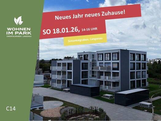 Wohnung zum Kauf - Neubau provisionsfrei 463.900 € 3 Zimmer 89,1 m² 2. Geschoss Am Simontalgraben 23 Langenau 89129