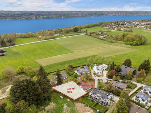 Grundstück zum Kauf 1.060.000 € 722 m² Grundstück Am Sonnenhof 10 Aufkirchen Berg 82335