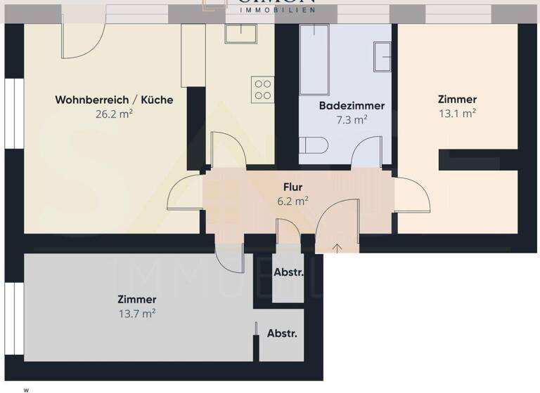 Wohnung zum Kauf 385.000 € 3,5 Zimmer 1. Geschoss Talstraße Thumersbach 5700