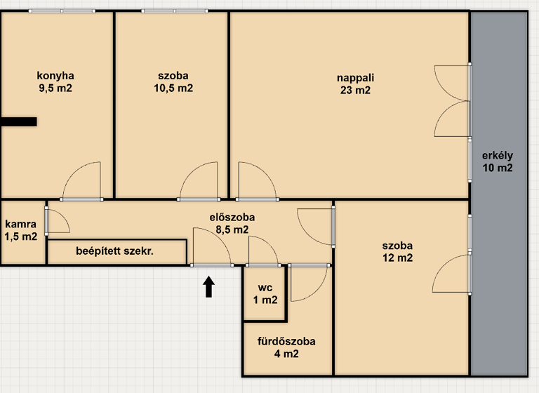 Wohnung zum Kauf 178.900 € 3 Zimmer 76 m² frei ab sofort Siófok 8600