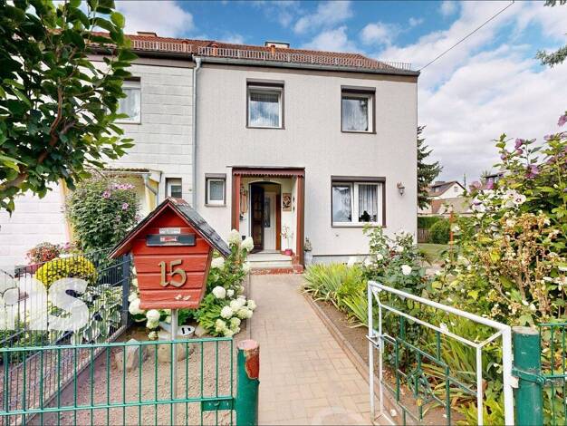 Doppelhaushälfte zum Kauf provisionsfrei 150.000 € 6 Zimmer 90 m² 550 m² Grundstück Thomas Müntzer Straße 15 Braunsbedra 06242