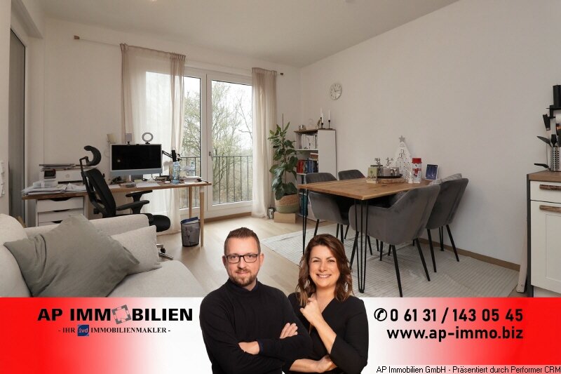 Wohnung zur Miete 795 € 2 Zimmer 50,1 m²<br/>Wohnfläche Hartenberg / Münchfeld Mainz 55122