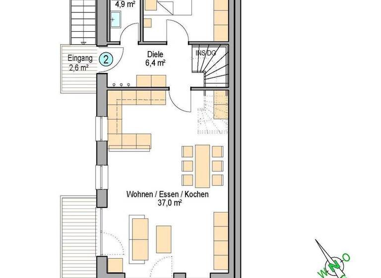 Maisonette zum Kauf - Erstbezug 682.000 € 4 Zimmer 113,9 m² Großkarolinenfeld 83109
