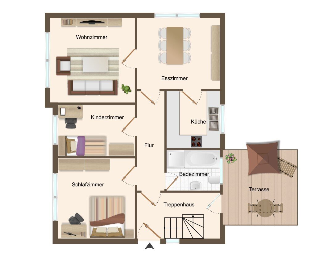 Einfamilienhaus zum Kauf 229.000 € 6 Zimmer 131,4 m²<br/>Wohnfläche 1.010 m²<br/>Grundstück Stadt Westerkappeln 49492