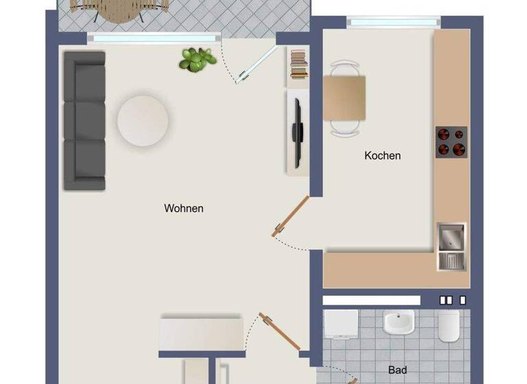 Wohnung zum Kauf 79.000 € 1,5 Zimmer 46 m² 2. Geschoss Lüdenscheid 58509