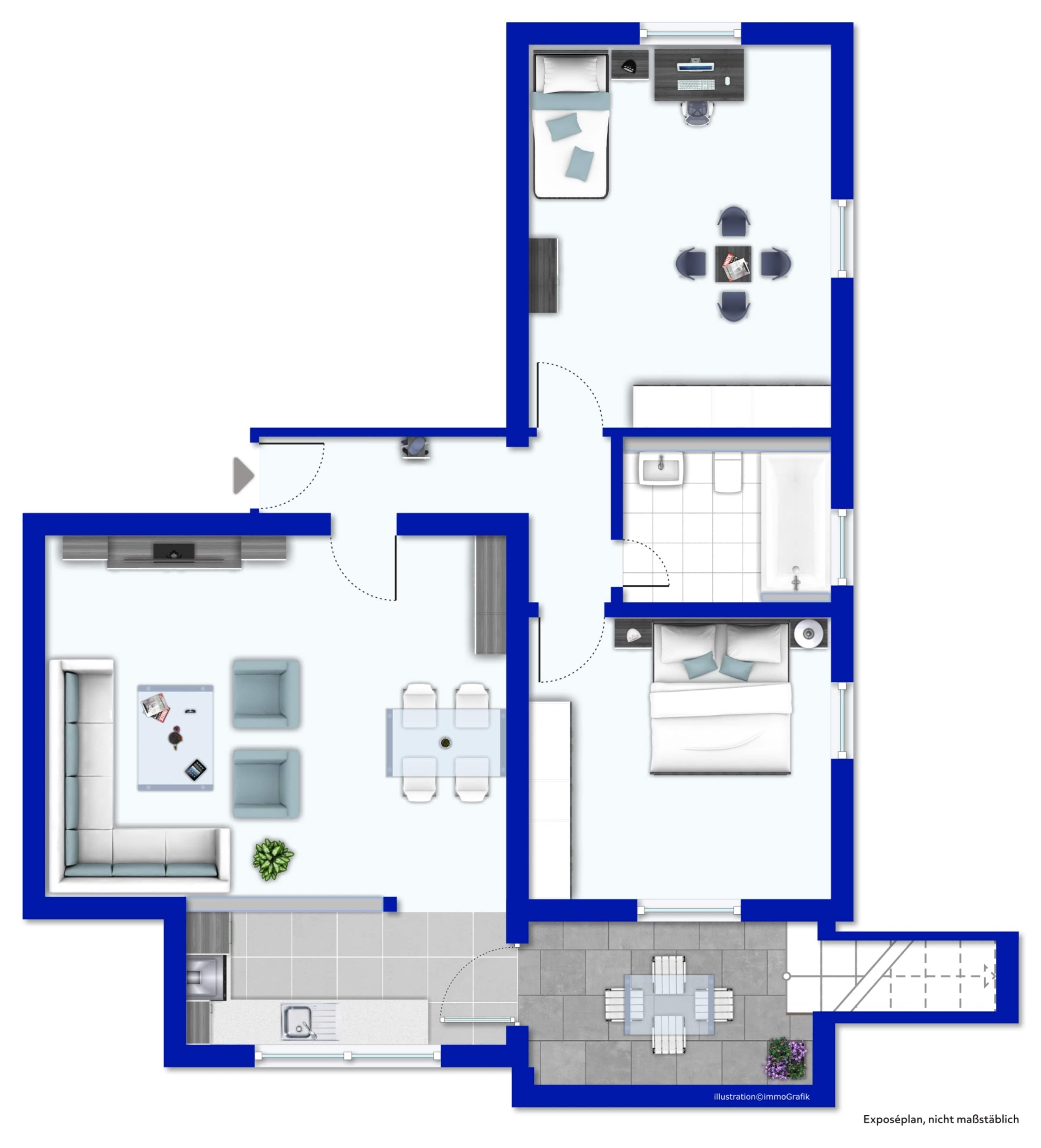 Wohnung zum Kauf 299.000 € 3 Zimmer 90 m²<br/>Wohnfläche Volkertshausen 78269