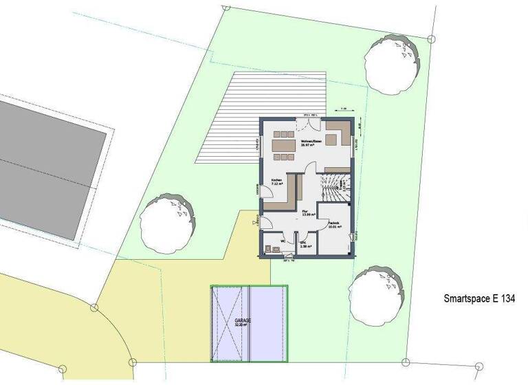 Einfamilienhaus zum Kauf provisionsfrei 521.491 € 4 Zimmer 134,1 m² 546 m² Grundstück Erdmannsweiler Königsfeld im Schwarzwald 78126