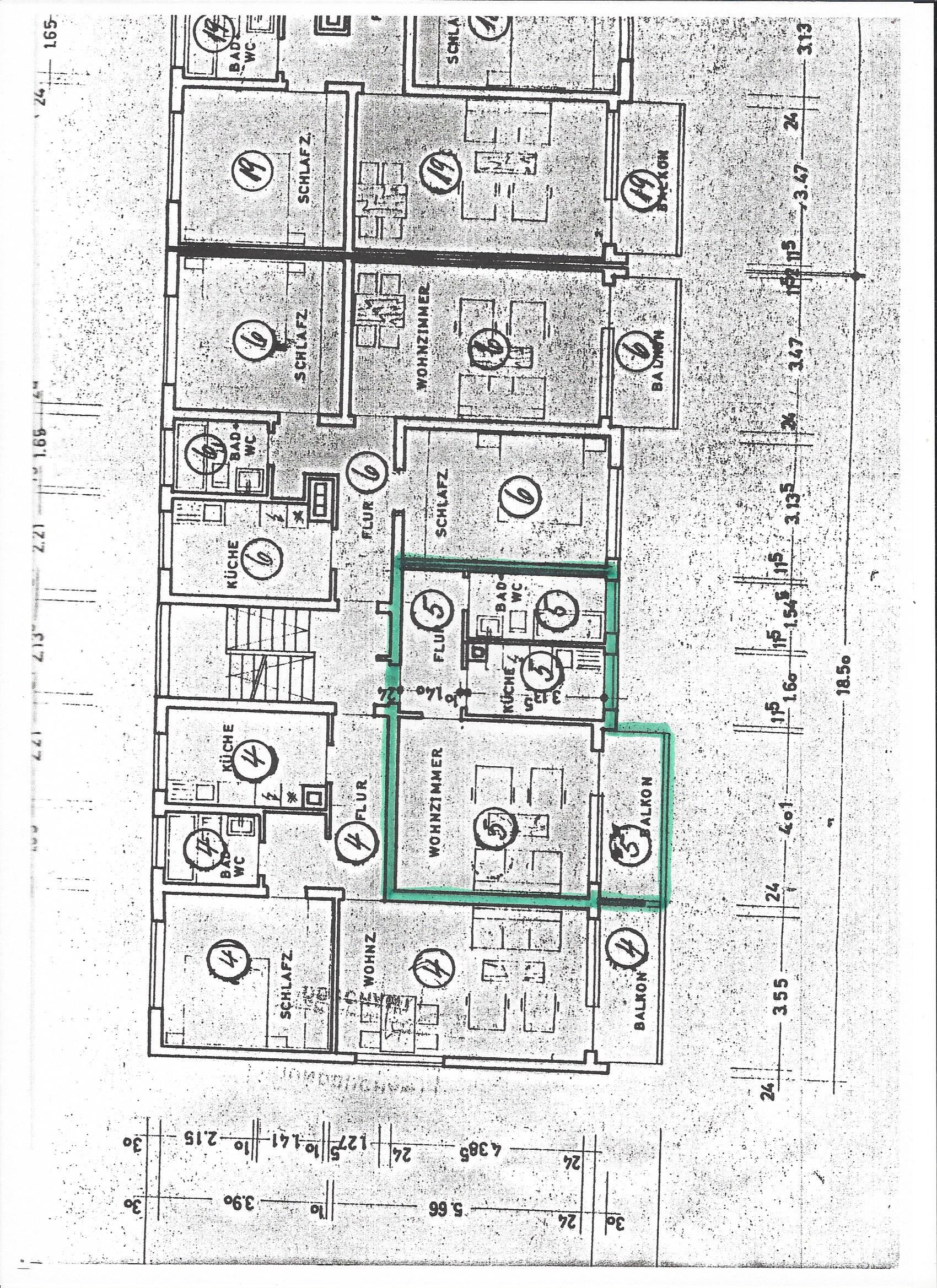 Wohnung zum Kauf 89.000 € 1 Zimmer 34,9 m²<br/>Wohnfläche 1.<br/>Geschoss Beethovenschule 34 Singen 78224