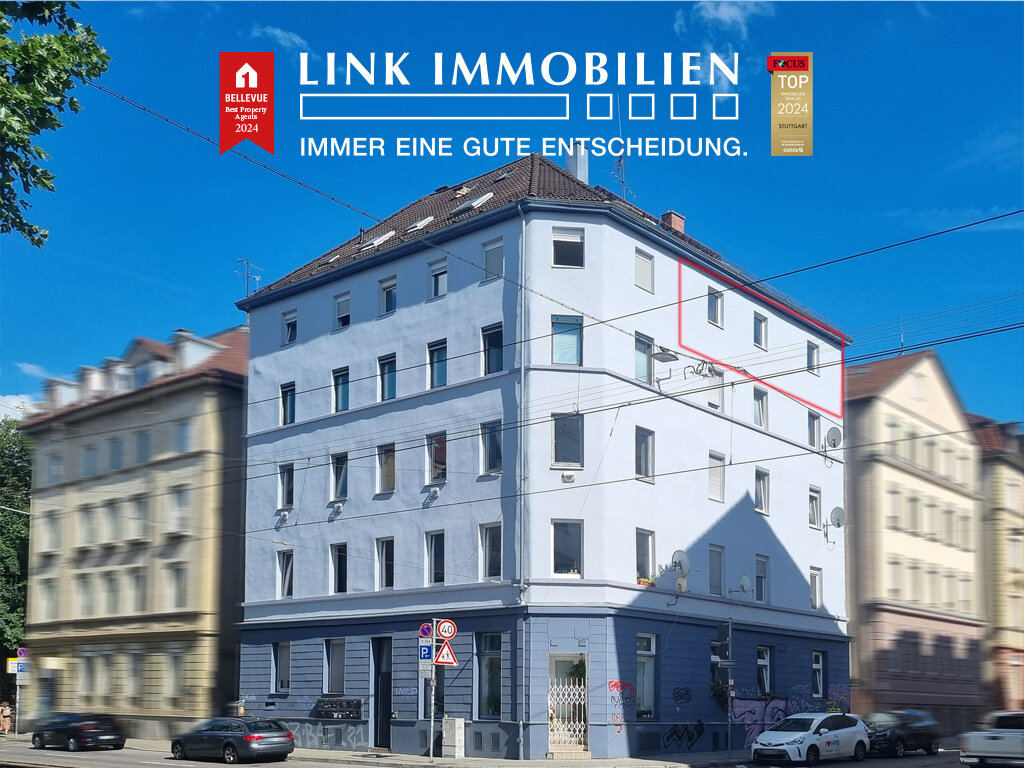 Wohnung zum Kauf 389.000 € 4 Zimmer 79 m²<br/>Wohnfläche 4.<br/>Geschoss Feuersee Stuttgart 70176