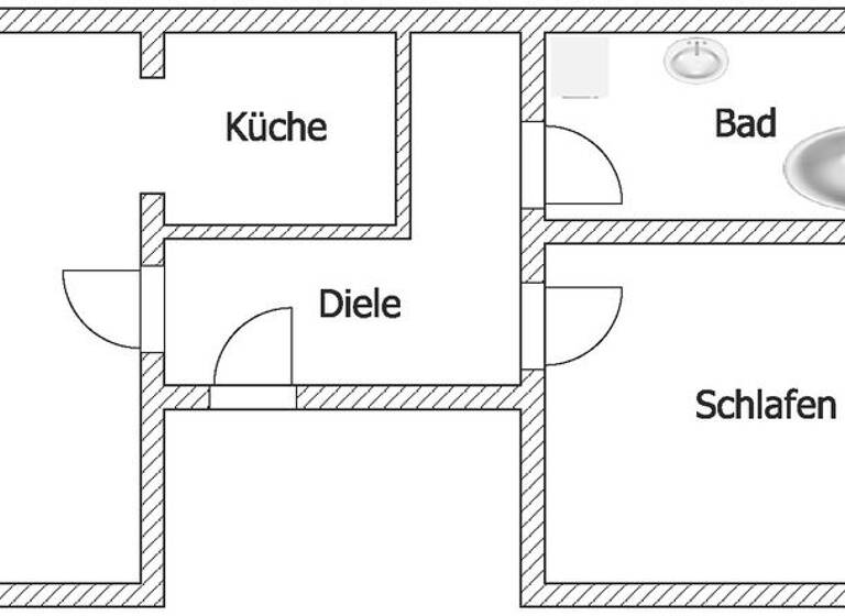 Wohnung zur Miete 387 € 2 Zimmer 64,5 m²<br/>Wohnfläche 1.<br/>Geschoss ab sofort<br/>Verfügbarkeit Goethestraße 86 Innenstadt Riesa 01587