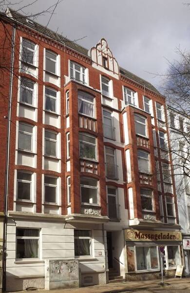 Wohnung zur Miete 665 € 2 Zimmer 70 m² 4. Geschoss Lutherstraße 7 Südfriedhof Bezirk 5 Kiel 24114