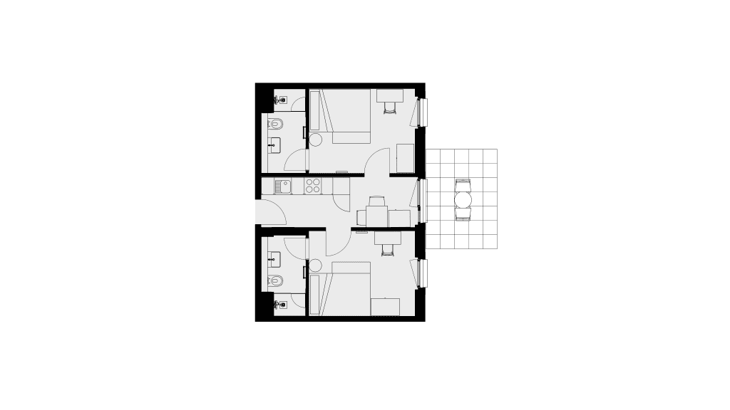 Wohnung zur Miete Wohnen auf Zeit 655 € 2 Zimmer 15 m²<br/>Wohnfläche ab sofort<br/>Verfügbarkeit Berliner Straße 22 Zentrum - Nord Leipzig 4105