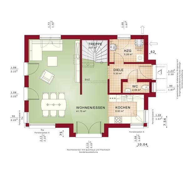 Einfamilienhaus zum Kauf provisionsfrei 896.000 € 5 Zimmer 134 m²<br/>Wohnfläche 580 m²<br/>Grundstück Lövenich Erkelenz 41812