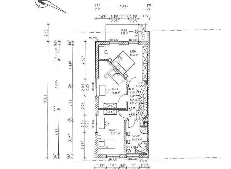 Doppelhaushälfte zur Miete 1.800 € 6 Zimmer 181 m² 300 m² Grundstück Beethovenstraße 49 Dielheim 69234