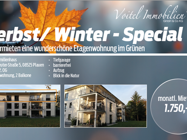 Wohnung zur Miete 4 Zimmer 172 m² 2. Geschoss frei ab sofort Fritz-Reuter-Straße 5 Haselbrunn Plauen 08525