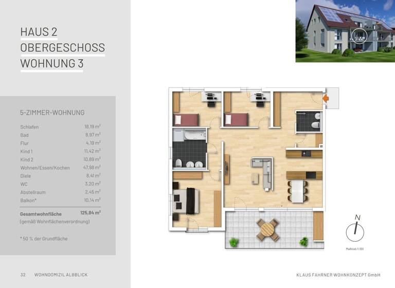 Wohnung zum Kauf - Erstbezug provisionsfrei 557.900 € 5 Zimmer 126 m² frei ab sofort Weilstetten Balingen 72336