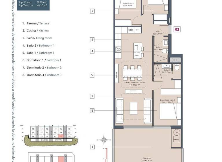 Wohnung zum Kauf provisionsfrei 309.900 € 3 Zimmer 81 m² Benijofar