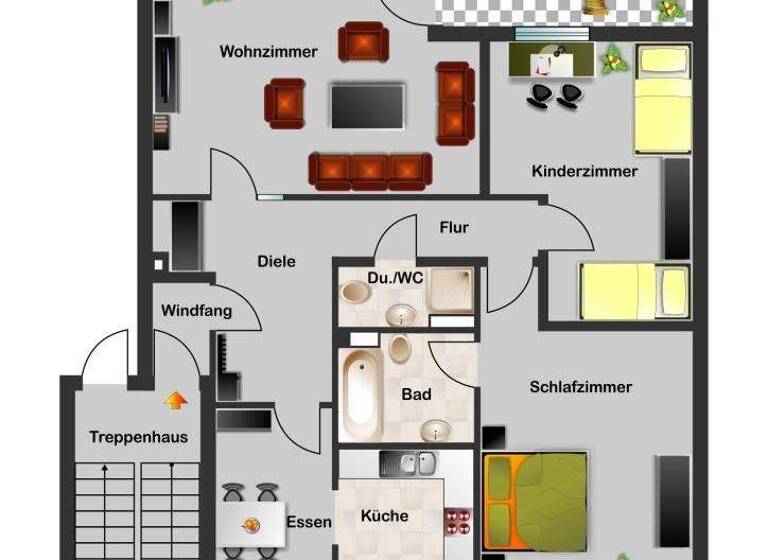 Wohnung zum Kauf provisionsfrei 245.000 € 3 Zimmer 91,1 m² 3. Geschoss frei ab sofort Preetz 24211