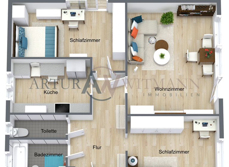 Wohnung zum Kauf 265.000 € 3 Zimmer 86,6 m² Waagmatt 14 Zell Zell am Harmersbach 77736