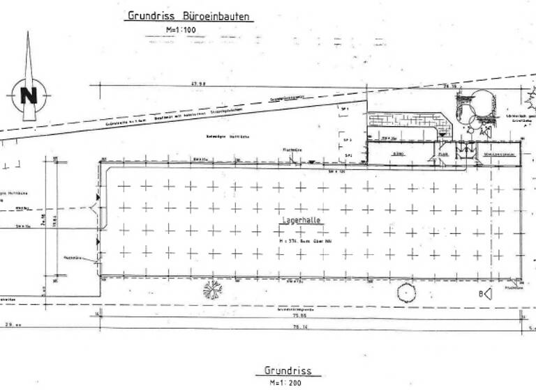 Lagerhalle zur Miete 3,25 € 1.500 m² Lagerfläche Ohrdruf 99885