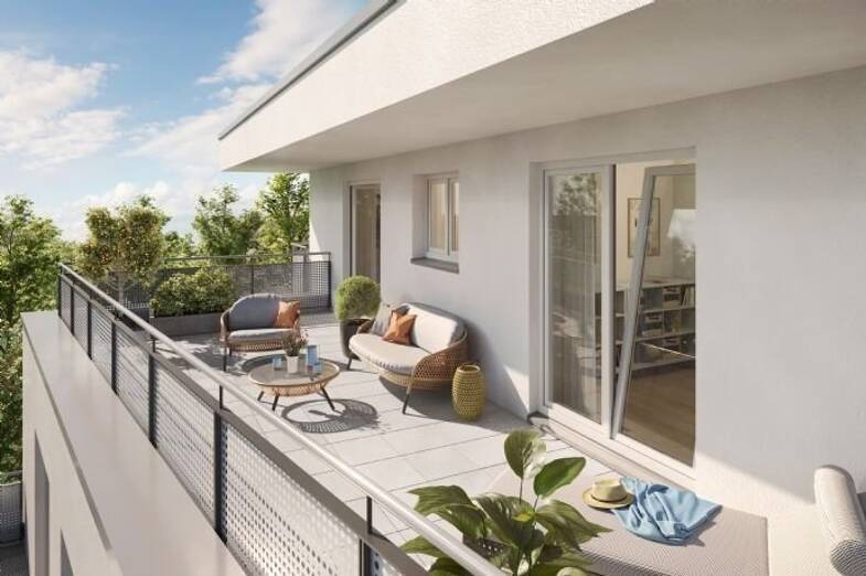 Wohnung zum Kauf provisionsfrei 555.000 € 2 Zimmer 59,6 m² Dachgeschoss, 2. Geschoss Vogelweide 3, 5, 7 Neufahrn Neufahrn bei Freising 85375