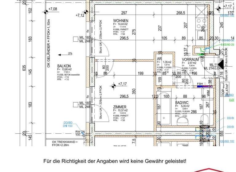 Wohnung zur Miete 391 € 2 Zimmer 2. Geschoss frei ab 01.03.2026 Brauquartier Puntigam Graz 8055