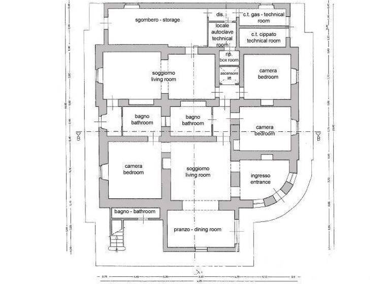 Villa zum Kauf 1.200.000 € 15 Zimmer 690 m² 2.200 m² Grundstück Cortona 52044