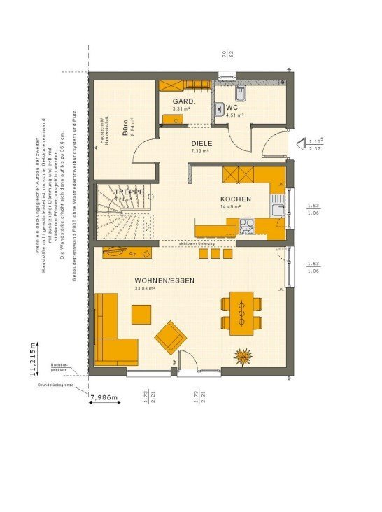 Doppelhaushälfte zum Kauf provisionsfrei 725.900 € 7 Zimmer 217 m²<br/>Wohnfläche 250 m²<br/>Grundstück Nibelungenschule 3 Viernheim 68519