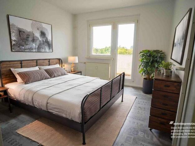 Wohnung zur Miete 360 € 3 Zimmer 55 m² 3. Geschoss Röpersdorfer Straße 23 Prenzlau 17291