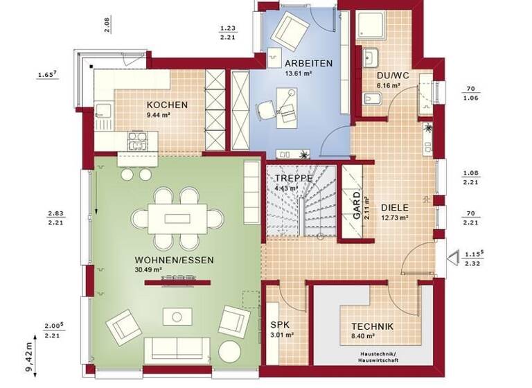 Einfamilienhaus zum Kauf provisionsfrei 745.676 € 6 Zimmer 163 m² 1.790 m² Grundstück Wald-Michelbach Wald Michelbach 69483