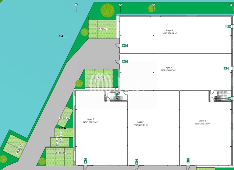 Lagerhalle zur Miete 1.248 m² Lagerfläche teilbar ab 1.248 m² Mahlow Blankenfelde-Mahlow 15831