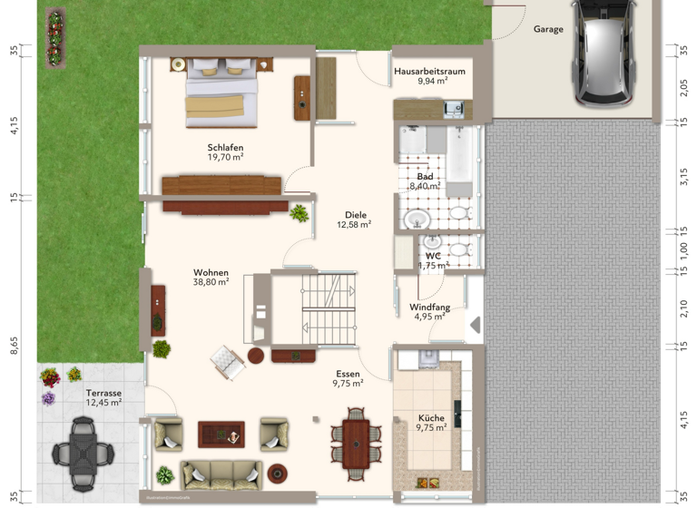 Einfamilienhaus zum Kauf 530.000 € 4 Zimmer 186 m² 541 m² Grundstück Wahn Köln 51147