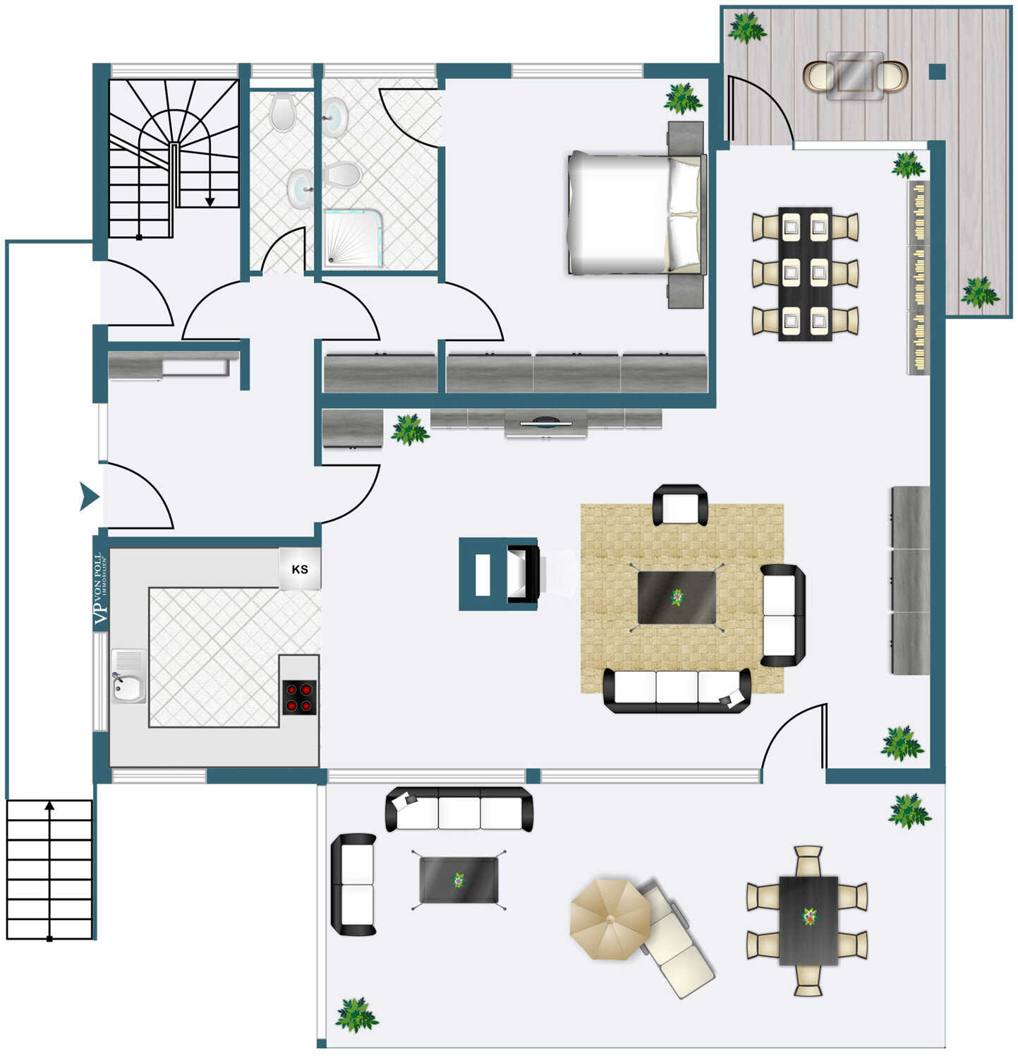 Einfamilienhaus zum Kauf 895.000 € 8,5 Zimmer 282 m²<br/>Wohnfläche 869 m²<br/>Grundstück Eppendorf Bochum 44869