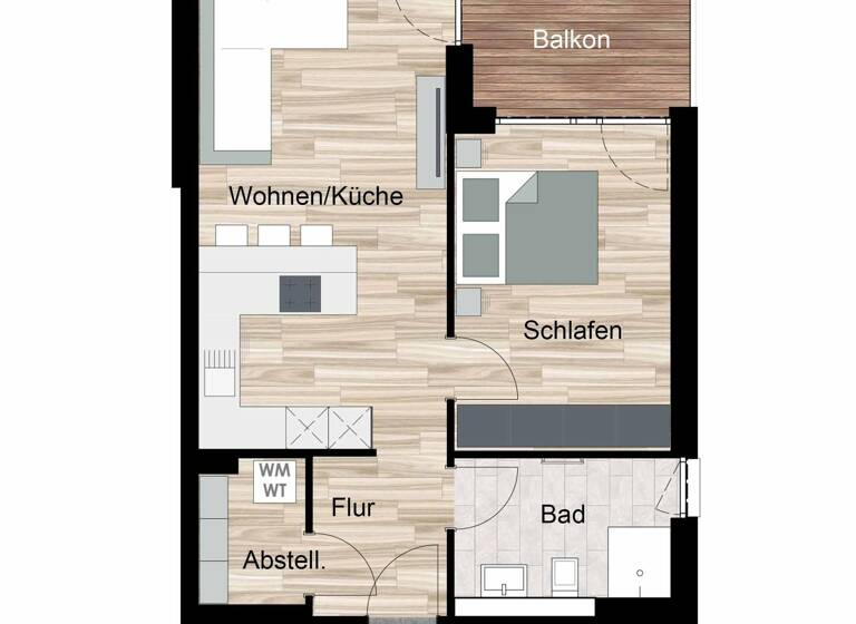 Wohnung zum Kauf - Erstbezug provisionsfrei 212.000 € 2 Zimmer 55,8 m² 1. Geschoss frei ab sofort Am Schüßler Ronshausen 36217