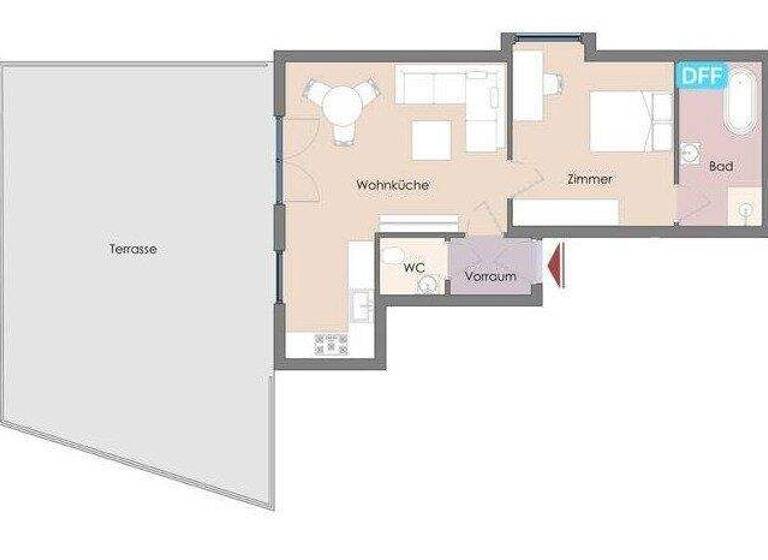Wohnung zum Kauf - Erstbezug 279.000 € 2 Zimmer 53,1 m² Wolkersdorf im Weinviertel 2120