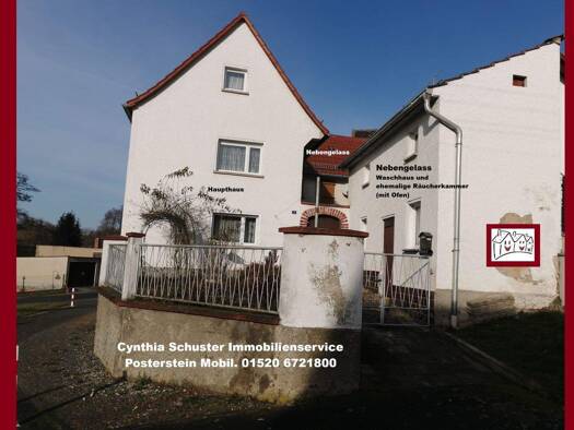 Einfamilienhaus zum Kauf 70.000 € 5 Zimmer 102 m² 398 m² Grundstück Brunnenweg 1 Culm Brahmenau 07554