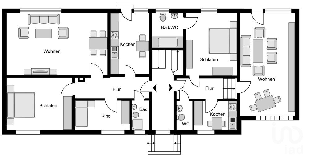 Mehrfamilienhaus zum Kauf 569.000 € 12 Zimmer 330 m²<br/>Wohnfläche 500 m²<br/>Grundstück Höntrop Bochum 44869