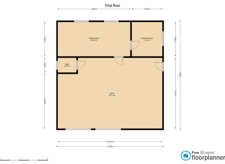 Haus zum Kauf 95.000 € 115 m² 3.708 m² Grundstück frei ab sofort Züllsdorf Herzberg (Elster) 04916
