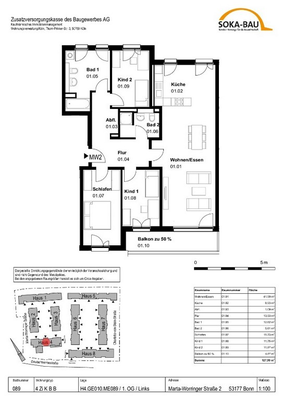 Wohnung zum Kauf provisionsfrei 1.472 € 4 Zimmer 128 m²<br/>Wohnfläche ab sofort<br/>Verfügbarkeit Marta-Worringer Straße Pennenfeld Bonn 53177