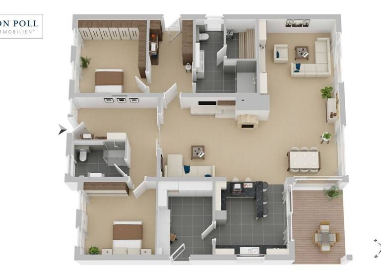 Bungalow zum Kauf 4 Zimmer 173 m² 754 m² Grundstück Elmenhorst Elmenhorst-Lichtenhagen 18107