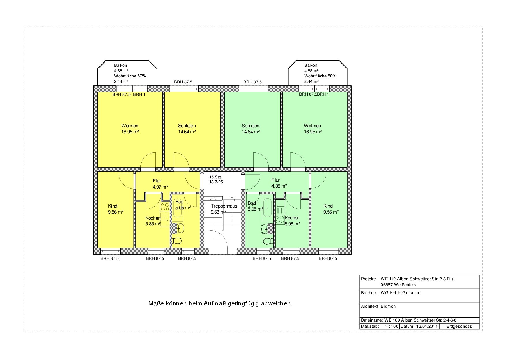 Wohnung zur Miete 413 € 3 Zimmer 59 m²<br/>Wohnfläche 1.<br/>Geschoss Albert-Schweitzer Str. 2 Weißenfels Weißenfels 06667