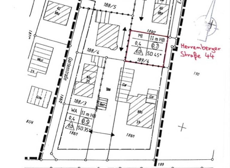Grundstück zum Kauf 169.000 € 307 m² Grundstück Oberjettingen Jettingen 71131