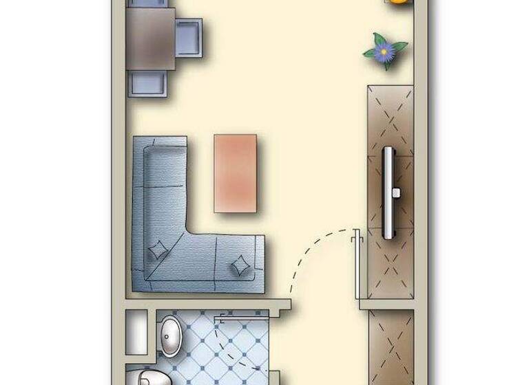 Studio zum Kauf 59.900 € 1 Zimmer 35 m² 4. Geschoss Dörnbergstraße 50 Hehlentor Celle 29223