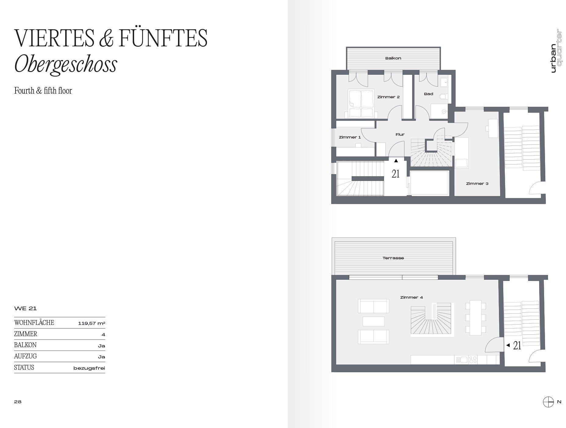 Maisonette zum Kauf 1.195.000 € 4 Zimmer 117,5 m²<br/>Wohnfläche 4.<br/>Geschoss Urbanstraße 5a Kreuzberg Berlin 10961